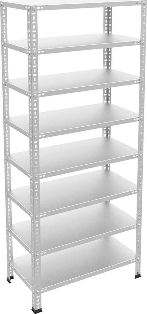 8 Katlı Galvaniz Çelik Raf - Depo, Arşiv, Kiler, Dosya, Market Rafı