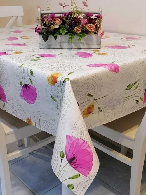 Elyaflı Pvc Muşamba - Desenli Silinebilir Masa Örtüsü