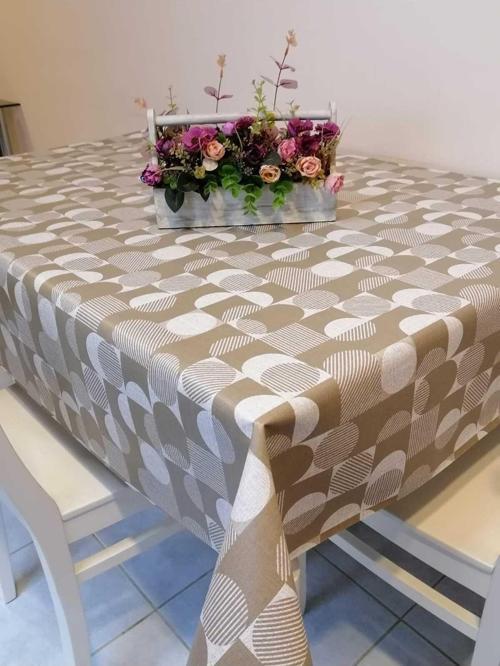 Elyaflı Pvc Muşamba - Desenli Silinebilir Masa Örtüsü