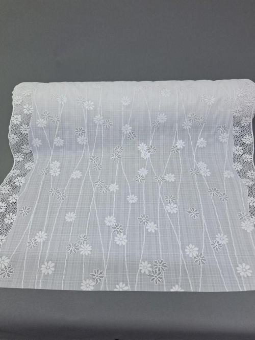 Pvc Küpür Dantel Raf Ve Dolap Örtüsü Runner  (Beyaz)