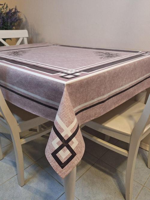 Dora Pano Elyaf Tabanlı Pvc Muşamba - Desenli Silinebilir 120 X 140 Hazır Masa Örtüsü
