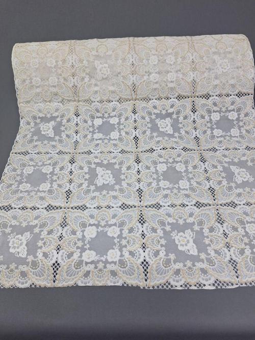 Pvc Küpür Dantel Raf Ve Dolap Örtüsü Runner  (Kahverenği)