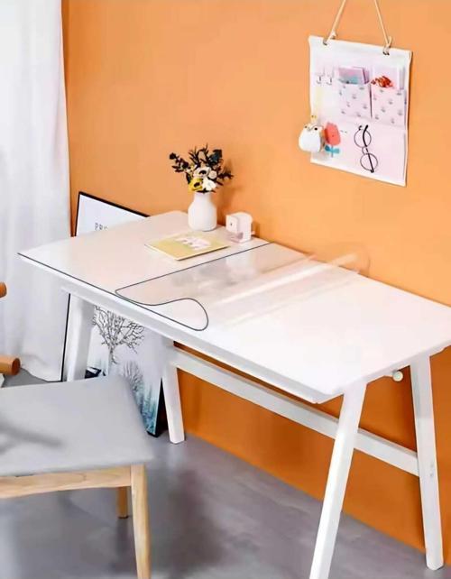 1.2 Mm Kalınlık 60 Cm En Şeffaf  Kalın Pvs Masa Koruyucu Mika Masa Örtüsü