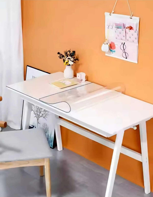 1.2 Mm Kalınlık 60 Cm En Şeffaf Kalın Pvs Masa Koruyucu Mika Masa Örtüsü