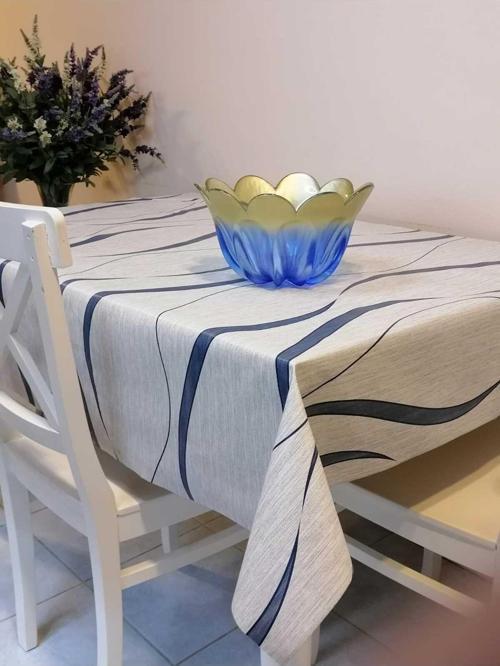 Elyaflı Pvc Muşamba - Desenli Silinebilir Masa Örtüsü