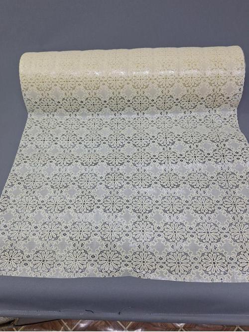 Pvc Küpür Dantel Raf Ve Dolap Örtüsü Runner  (Krem)