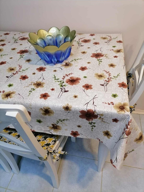 Elyaflı Pvc Muşamba - Fantastik Desenli Silinebilir Masa Örtüsü