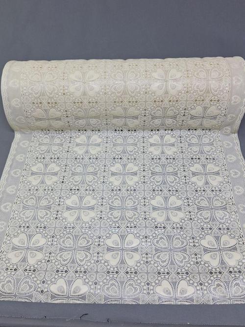Pvc Küpür Dantel Raf Ve Dolap Örtüsü Runner  (Krem)