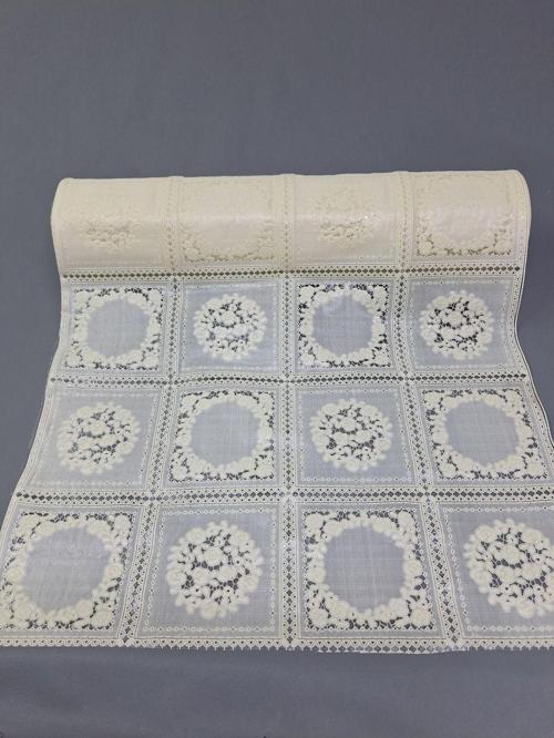 Pvc Küpür Dantel Raf Ve Dolap Örtüsü Runner  (Krem)