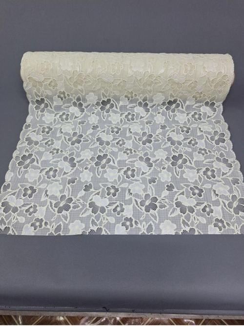 Pvc Küpür Dantel Raf Ve Dolap Örtüsü Runner (Krem)