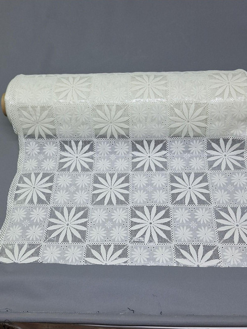 Pvc Küpür Dantel Raf Ve Dolap Örtüsü Runner (Beyaz )