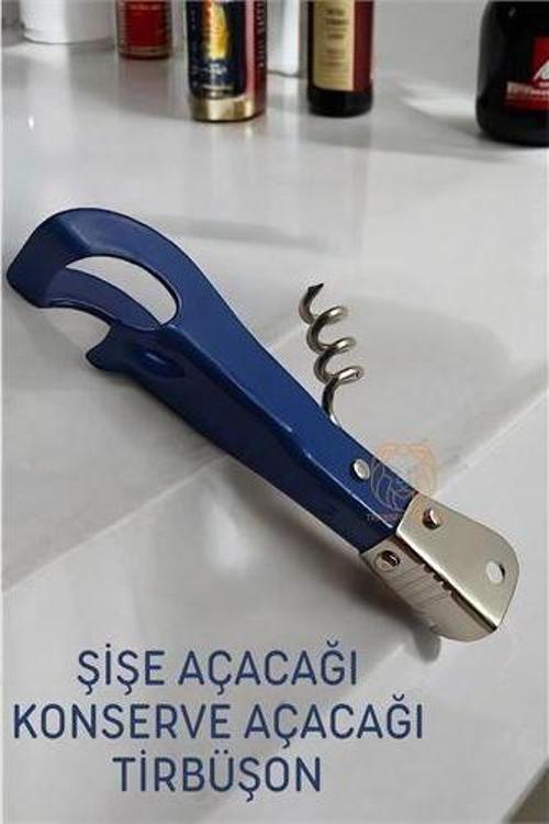 Multi Şişe Açacağı Tirbüşon Konserve Açacağı