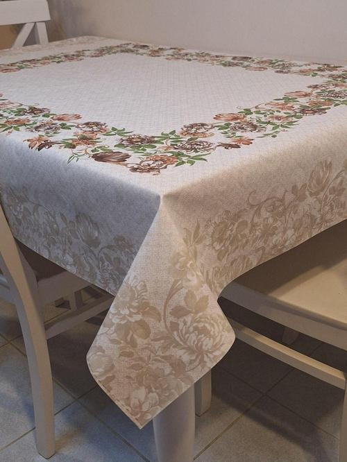 Dora Pano Elyaf Tabanlı Pvc Muşamba - Desenli Silinebilir 115 X 140 Hazır Masa Örtüsü