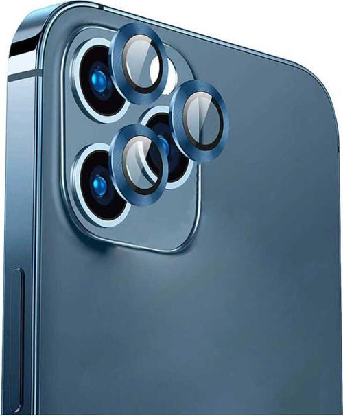 Iphone 11 Pro/11 Pro Max/12 Pro Mavi Uyumlu Kamera Lens Koruyucu Cam