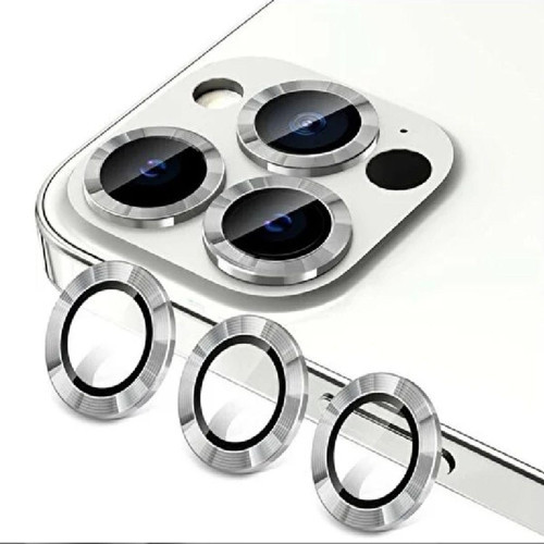 Iphone 13 Pro Ve 13 Pro Max Silver Uyumlu Kamera Lens Koruyucu Cam