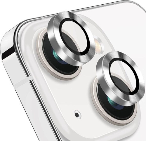 İphone 14/14 Plus Silver Uyumlu Kamera Lens Koruyucu Cam