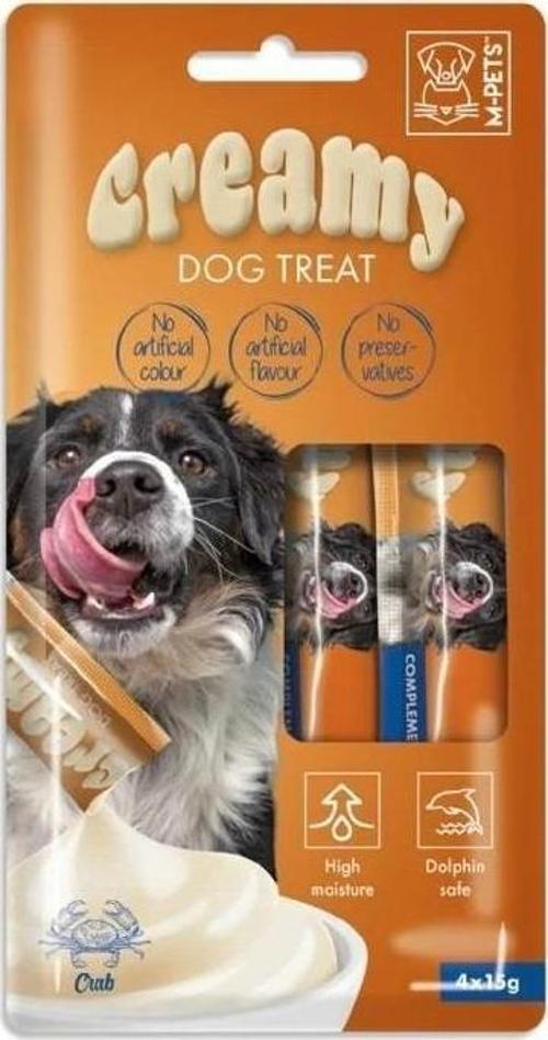 Köpek Ödülü Creamy Yengeçli 4 x 15 Gr