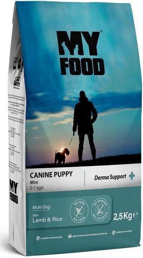 Kuzulu&Pirinçli Yavru Küçük Irk Köpek Maması Derma Support 2,5 Kg