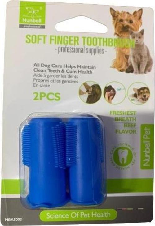 Kedi Köpek Parmak Diş Fırçası 2'li