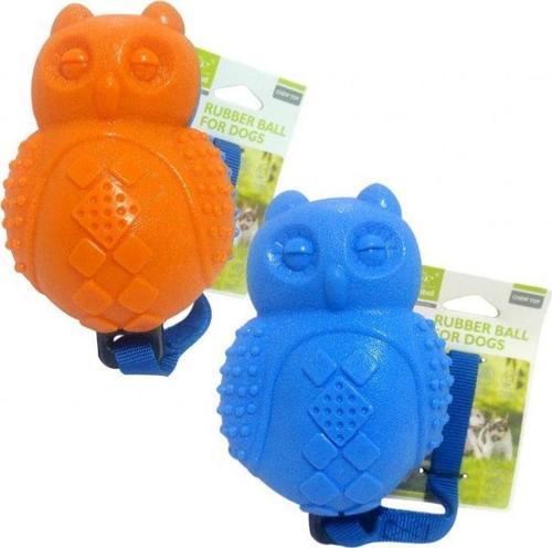 Köpek Oyuncak Plastik Tutmalı Baykuş 13,5 cm