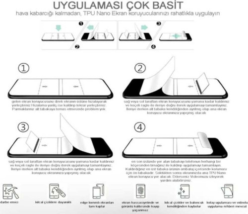 One PLUS 12R NANO Ekran Koruyucu ULTRA İnce Esnek - Umbos ŞEFFAF HD
