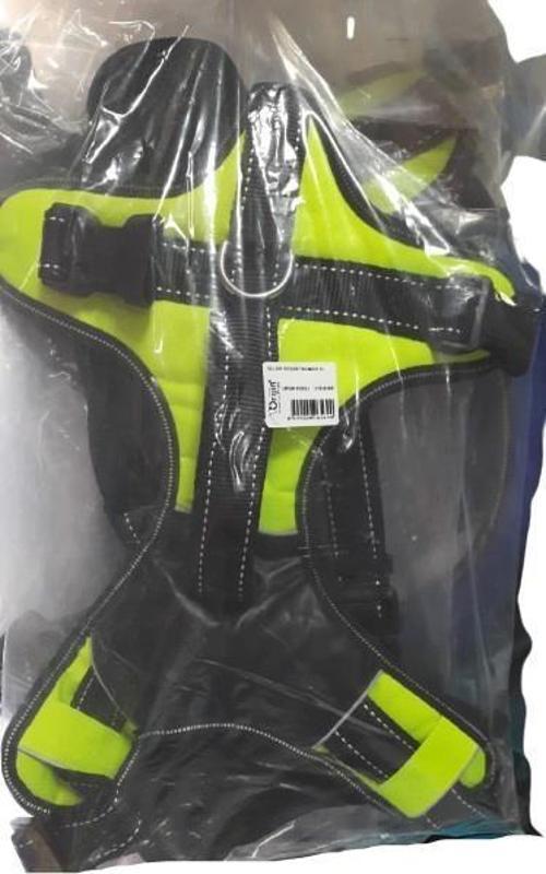 SSL301 Göğüs Tasması Fosforlu Yeşil XL GÖVDESİ 75-100cm ARASI OLAN KÖPEKLERE