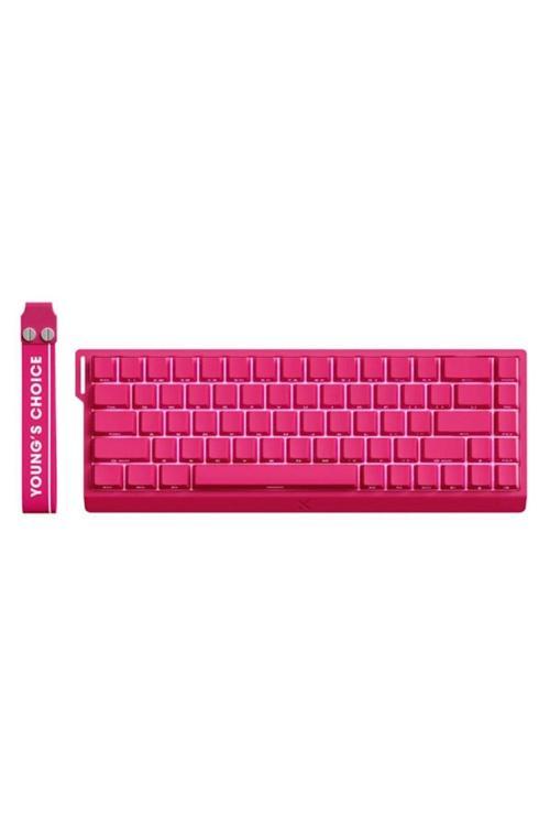 Ace68 E-Sport Rose Red 65 He Uranus Manyetik Switch Esports Rgb Hotswap Mekanik Gaming Klavye