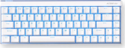 Ace68 Air Snow White %65 He Kailh Magnetic God Switch Rgb Hotswap Mekanik Gaming Klavye