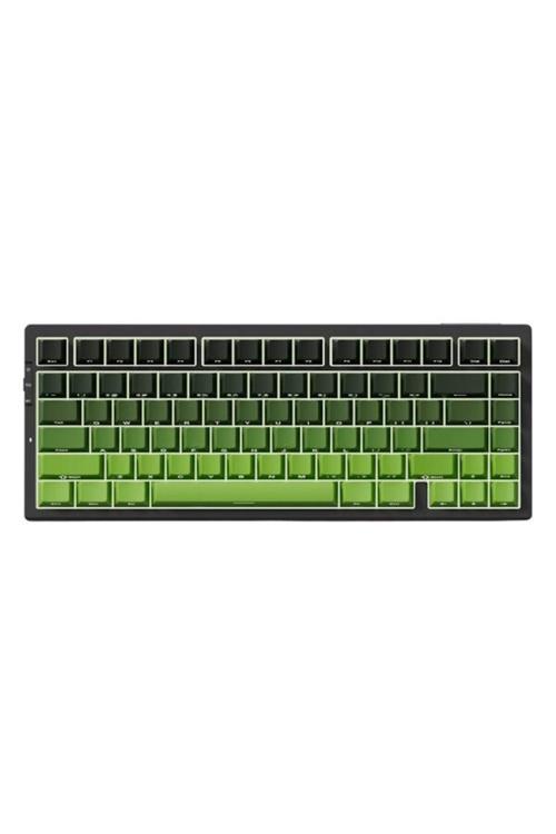 G75 Pro Black Green %75 Cabbage Tofu Switch Rgb Kablosuz Hotswap Mekanik Gaming Klavye
