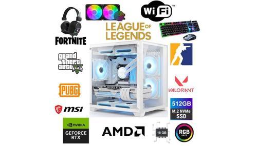 DFS Gaming ECO 78X-RYZEN 7 5700X-B550M-RTX 5060 8GB-32GB RAM-1TB M.2 SSD-SIVI SOĞUTMALI-OYUNCU BİLGİSAYARI