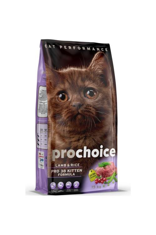 38 Kitten Kuzu Etli Yavru Kedi Maması 15 Kg