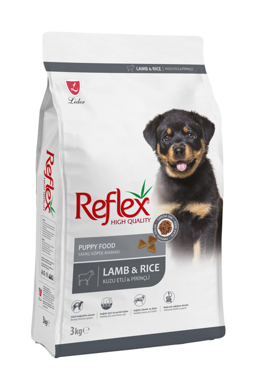 Kuzu Etli ve Pirinçli Yavru Köpek Maması 3 kg