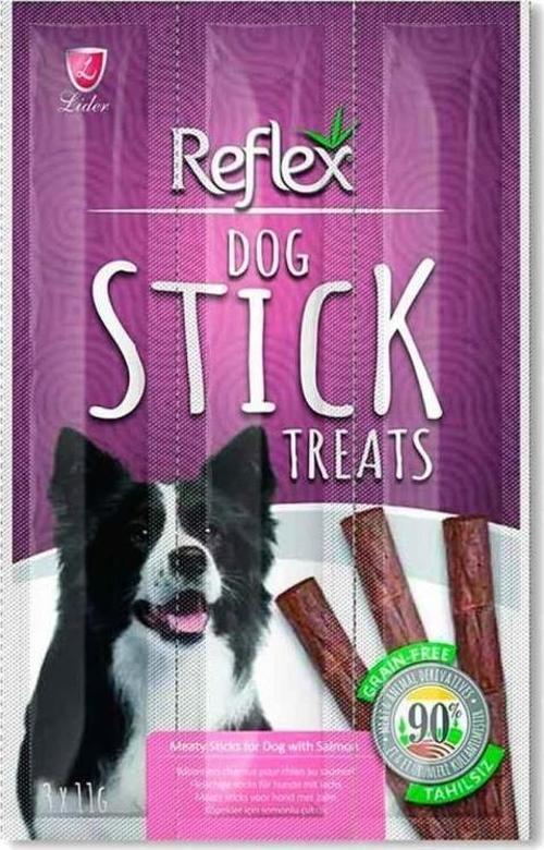 Dog Stick Somonlu Tahılsız Köpek Ödül Çubuk 11 Gr 3'lü
