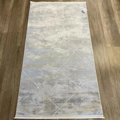Zenith 1060 Mikrofiber Kaymaz Taban Yıkanabilir Antibakteriyel Modern Halı Bej Halı
