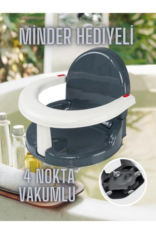 Vakumlu Mama Koltuğu Çift Kilit Mekanizmalı Açılır Kapanır Minder Hediyeli Mama Sandalyesi Kutulu