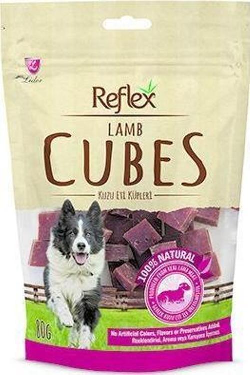 Kurutulmuş Kuzu Eti Küpleri Köpek Ödülü 80 gr
