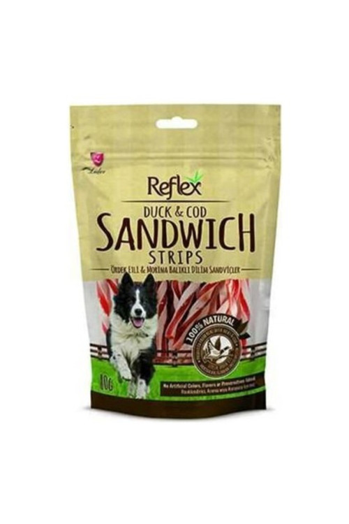 Kurutulmuş Ördek Etli Morina Balıklı Sandviç Köpek Ödülü 80 gr