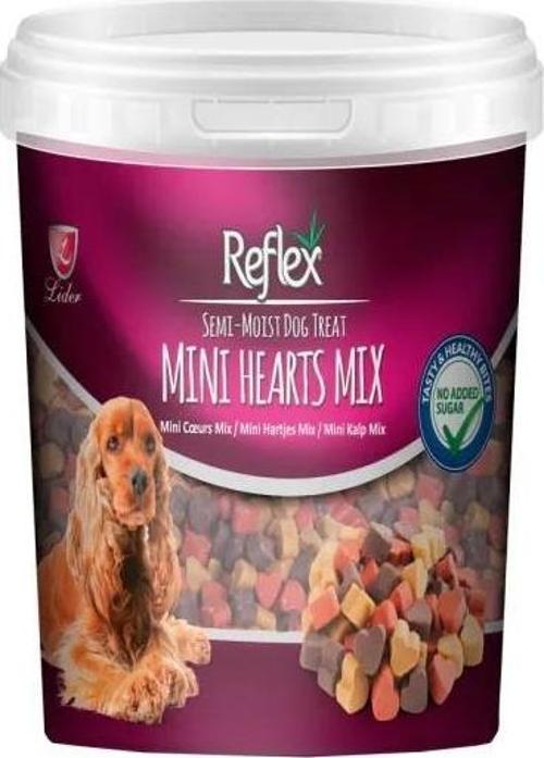 Semi-Moist Karışık Renkli Mini Kalpli Yumuşak Köpek Ödül Maması 500 gr