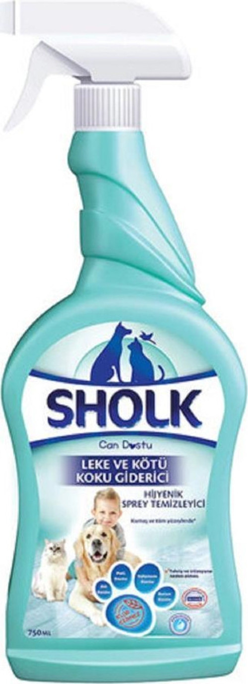 Hipoalerjenik Evcil Hayvan Leke Ve Koku Giderici Hijyenik Sprey 750Ml
