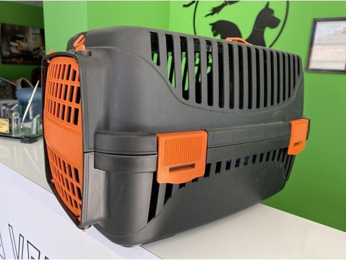 Plastik Taşıma Kabı No:1 Eko 32,5X48X31Cm Turuncu-Pembe-Mavi-Kırkımızı