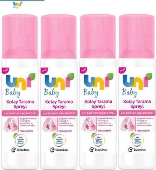 Zor Taranan Saçlara Özel Kolay Saç Tarama Spreyi 200 Ml x 4 Adet