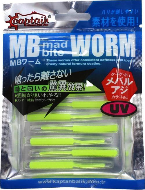 3520 Mini Worm 10 lu 5 cm Aromalı LRF Silikonu Renk:05