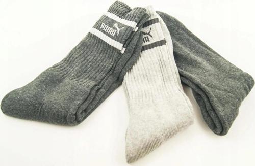 Regular Crew Soft Cotton Comfort Welt Flat Toe Seam 3 Pear Gray Pamuklu Erkek Çorap Gri 3 Lü