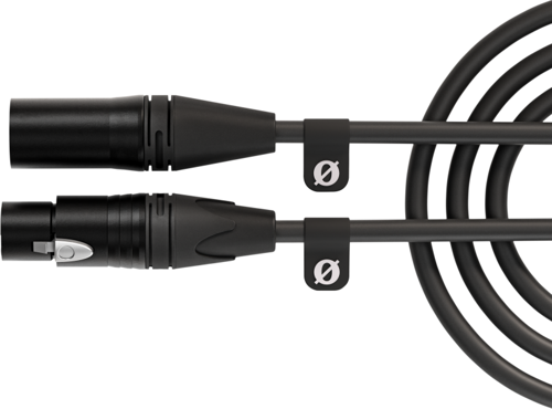 XLR-CABLE (6mt): Siyah | Premium XLR Kablo