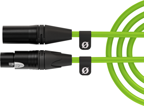 XLR-CABLE (6mt): Yeşil | Premium XLR Kablo