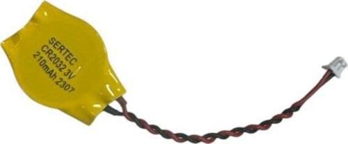 Büro Ev Ofis Atölye için 6CM Kablolu Konnektörlü CR2032 3V Button Pil
