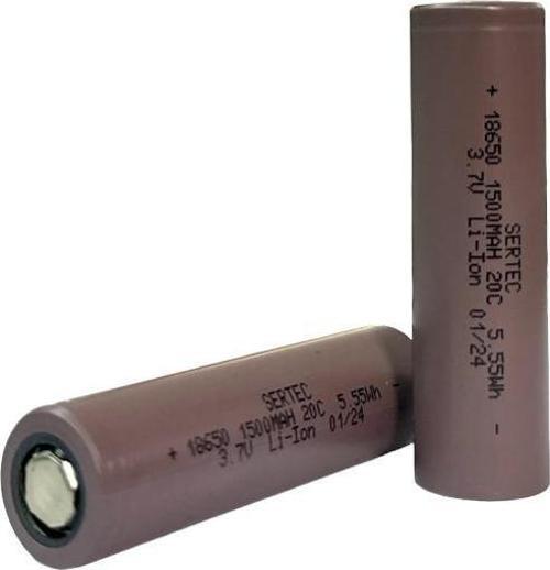 Büro Ev Ofis Atölye için 18650 3.7V 1500 Mah 20C Li-ion Şarjlı Pil