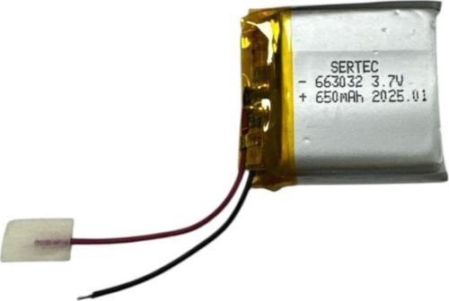 Büro Ev Ofis Atölye için 663032 3.7V 650mAh Li-Polymer Pil Devreli/1.5A