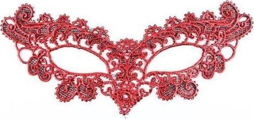 Büro Ev Ofis Gösteri Balo Kostümü için Kırmızı Dantel Masquerade Maske