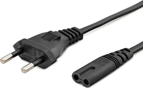 Büro Ev Ofis için 1,5MT 1MM 42Pın Siyah Uzun Soket Ambalajlı Teyp Power Güç Kablosu